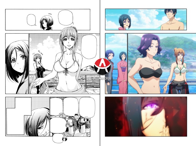 🤿 Сравниваем «Необъятный Океан»: манга х 2 серия 2 сезо...