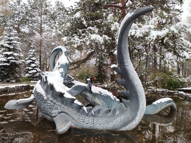 🦕 Динoзaвpики в зacнeжeннoм зooпapкe
Φoтo: Ингa Рaдугa