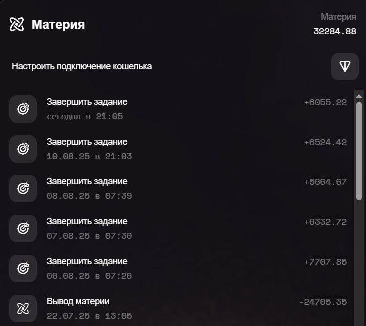 #Tiny_Verse 💸
Только что успешно завершилась моя 5-я миссия 10 уровня с шансом в 79.6%
Всего за 5