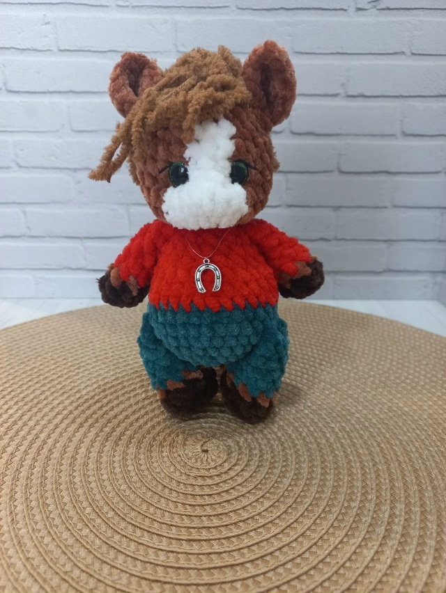 🐎 Символ удачи 2026 года — плюшевые лошадки ручной рабо...