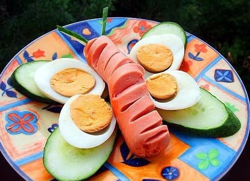 Веселые еда для детишек