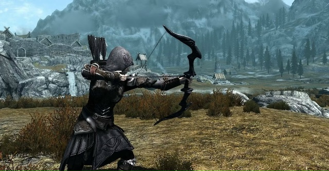 Лук в Скайрим стали таким сильным и популярным благода...