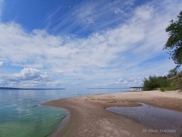 Жигулевское море (р.Волга).с. Хрящевка, Самарская обл. ??...