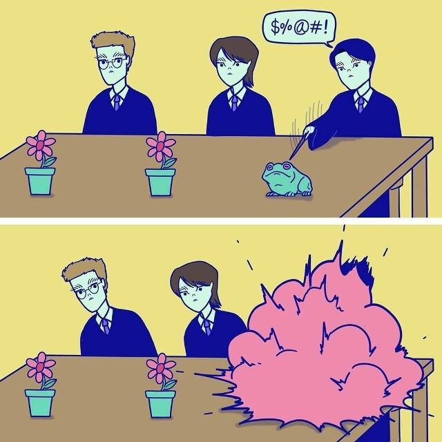 Злопамятный человечек попался