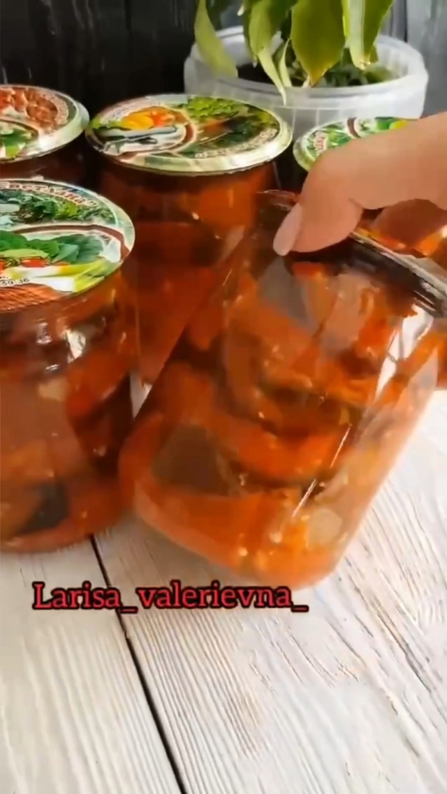 Вкуснейшая закрутка из баклажанов - самый простой и вк?...