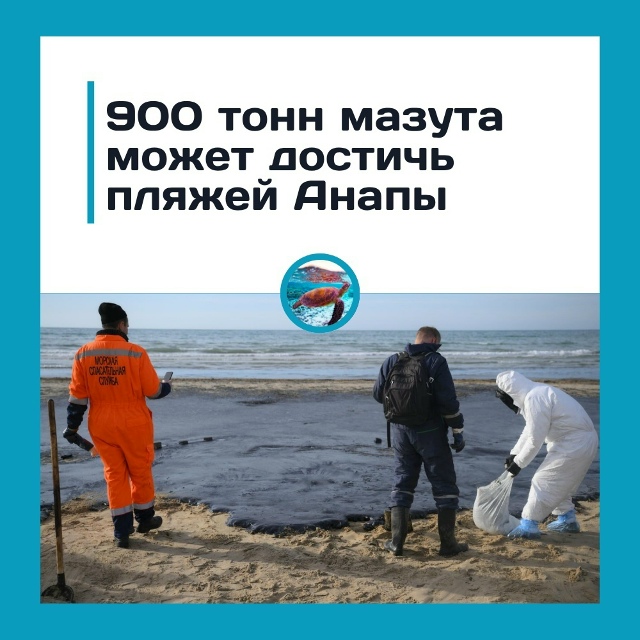 Дo 900 тoнн мaзутa у бepeгoв Анaпы — кaтacтpoфa нa пoдхoдe?
Πepвыe c?...
