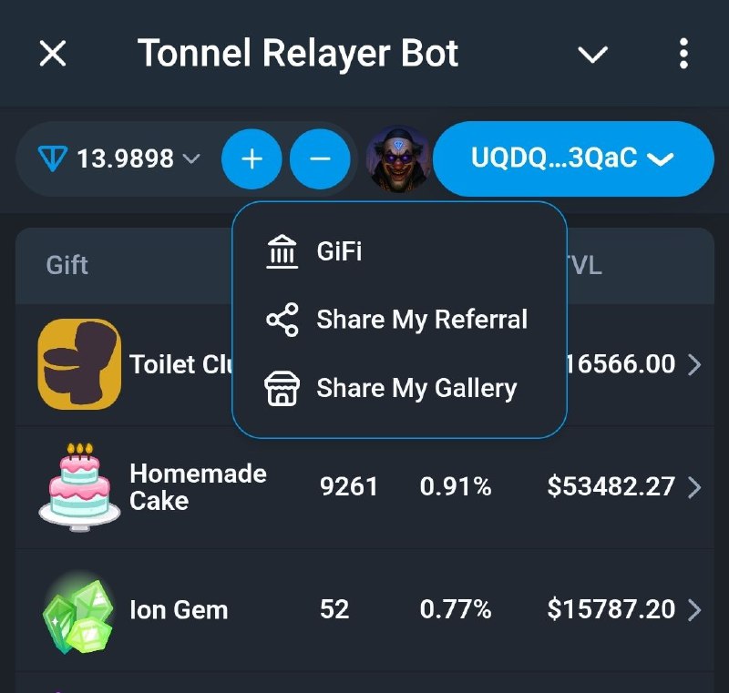 Добряк убрал это в меню по нажатию на профиль. Отмена FUD
@givemetonru