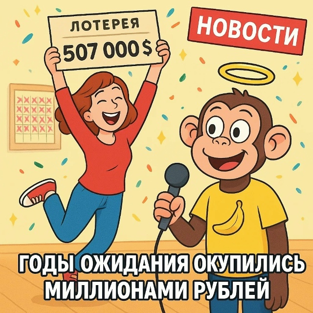 Безумные приколы
Удача любит настойчивых. Жительница ?...