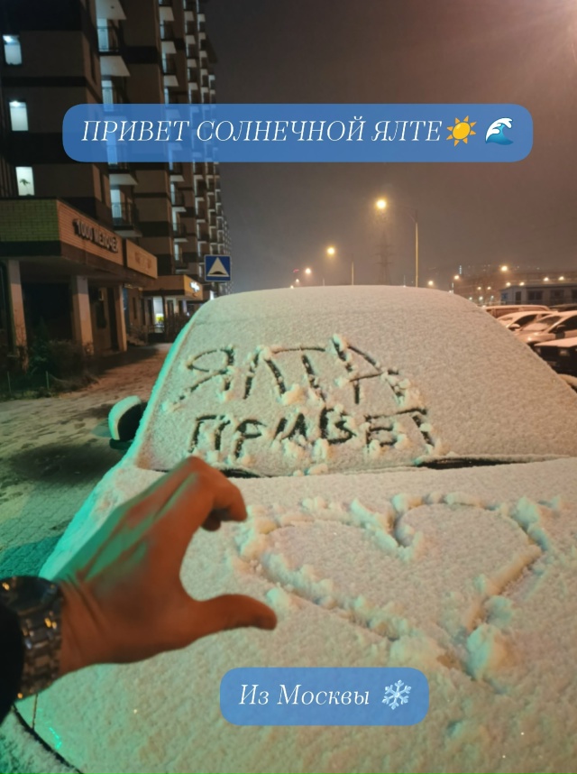 А как у вас там погодка?