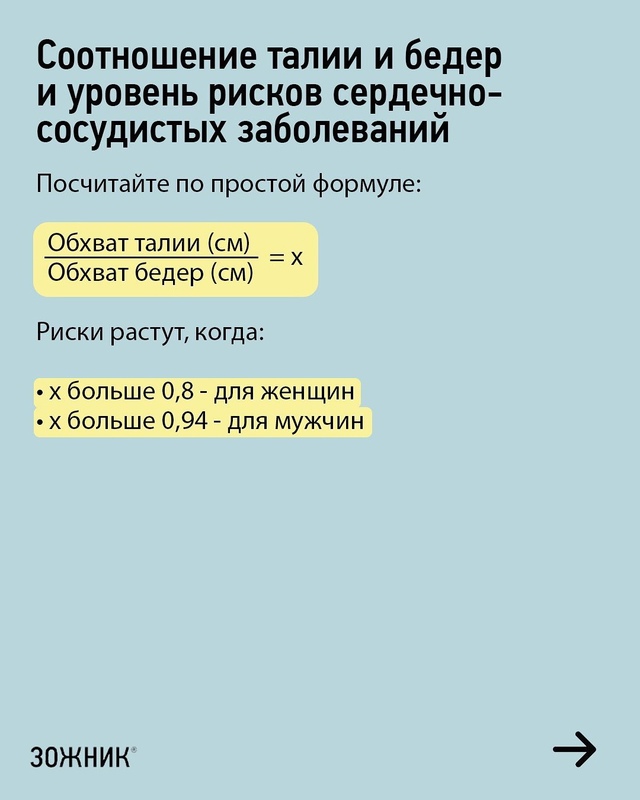Рассказаваем про висцеральное ожирение, про формулу (н...