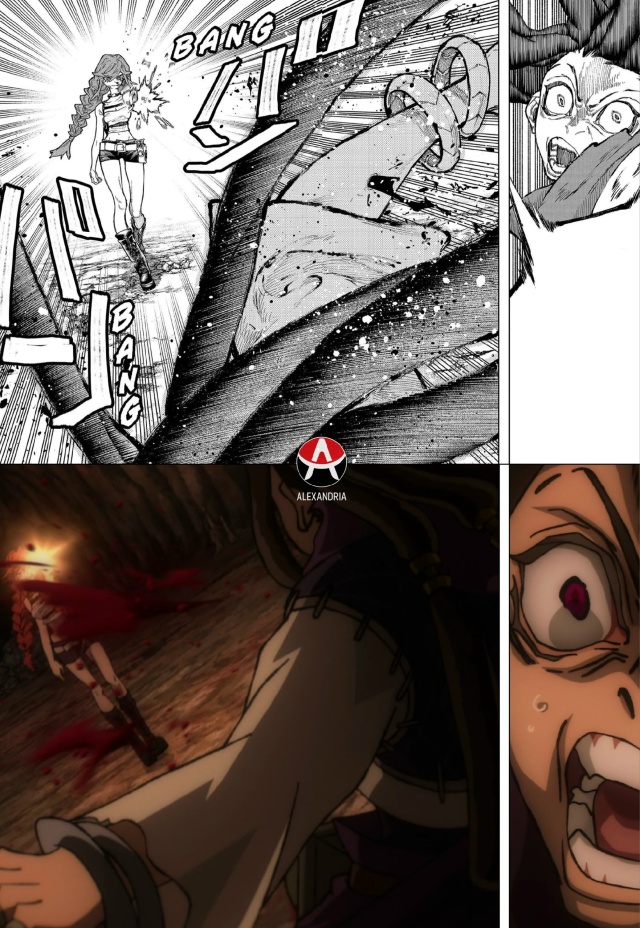 ? Сравниваем «Гачиакуту»: манга х 18 серия.
#сравнение...