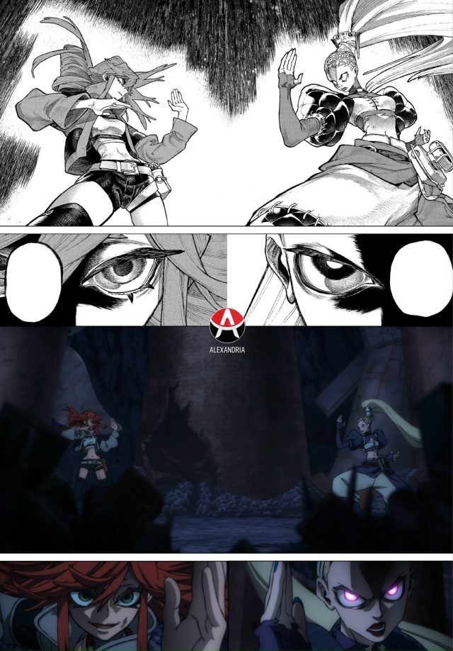 ? Сравниваем «Гачиакуту»: манга х 18 серия.
#сравнение...