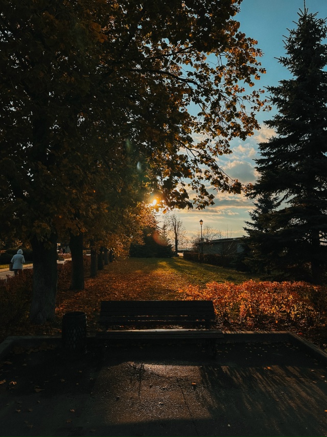 Осень на Орловской набережной Самары