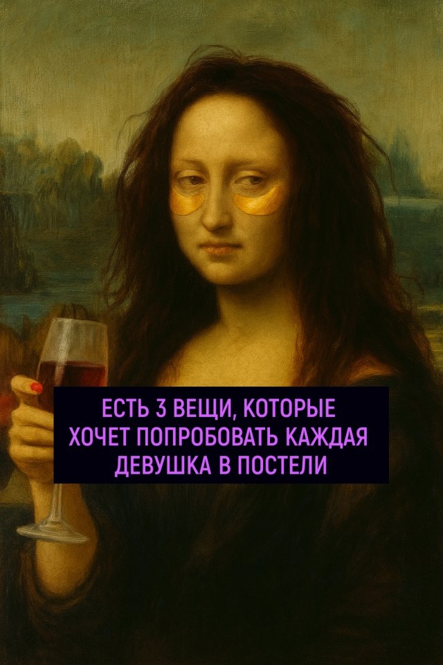 Сейчас такие фантазии у большинства😅
