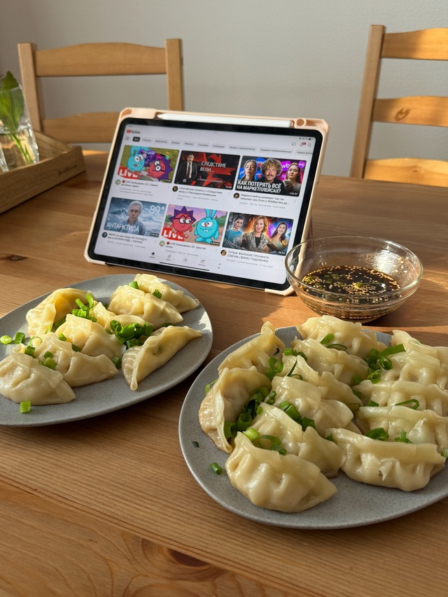 Кушаем гедза 🥟