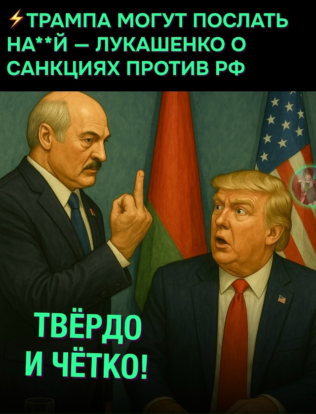 😅 «Его могут послать»: Лукашенко прокомментировал во?...