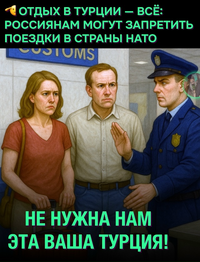 ⚡️Отдых в Турции — В С Ё: россиянам могут запретить по...