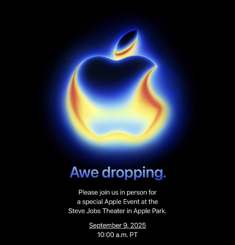 Опа, iPhone 17 покажут 9 сентября — Apple анонсировали дату презентации.
Пора морально готовить сво