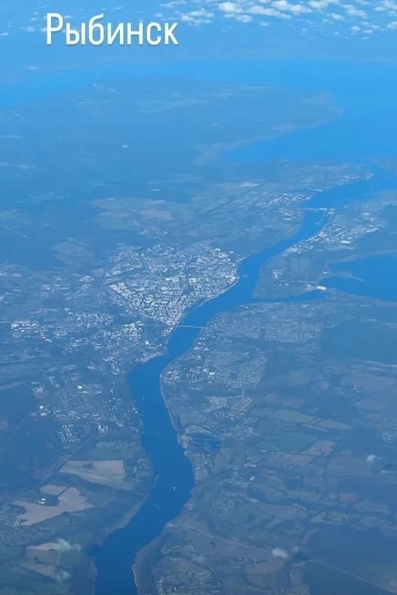 Рыбинск из кабины пилота ❤✈