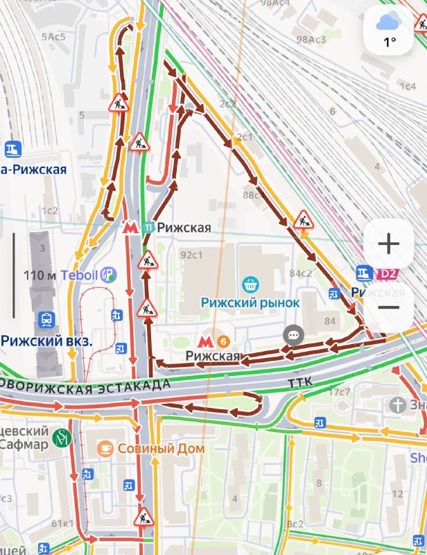 Пу-пу-пу: в районе Рижского рынка уже в четверг «бардовые» пробки.
Ваши коллеги закупаются 😁