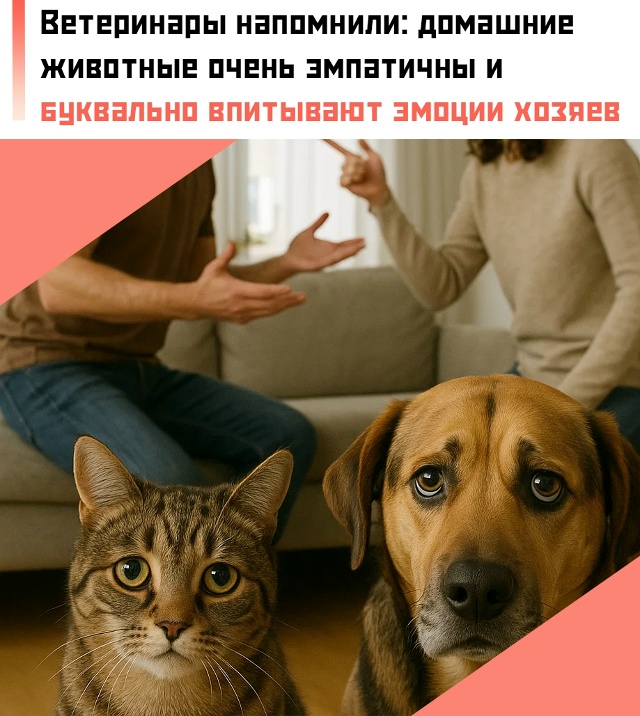 ☝ Особенно страдают кошки — у них от негатива могут ра...