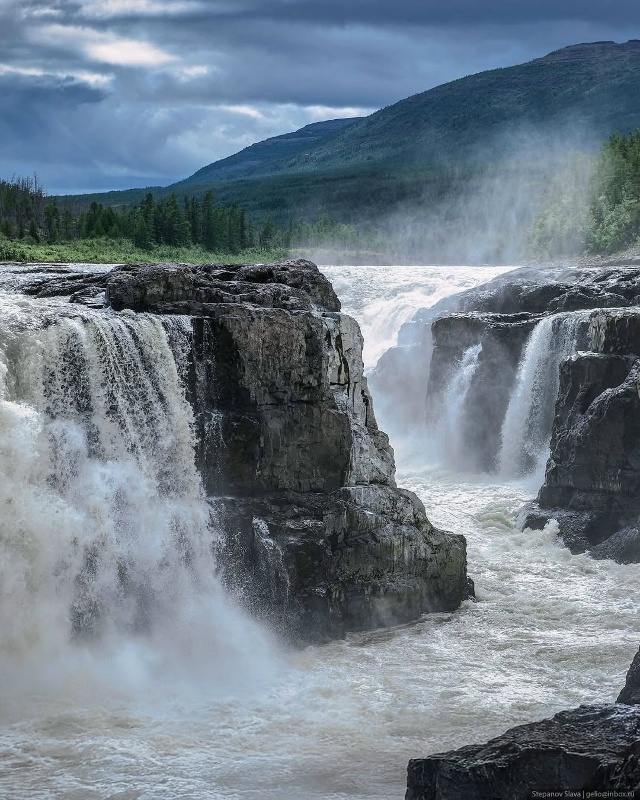 Большой Курейский водопад 🇷🇺