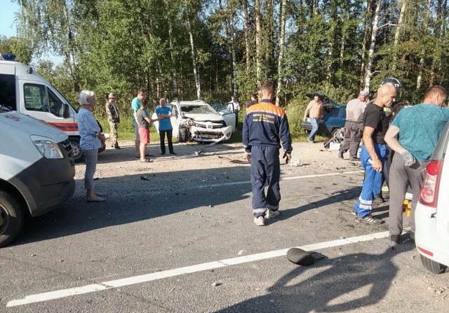 Серьезная авария на Муромской трассе около Соймы в Суд...