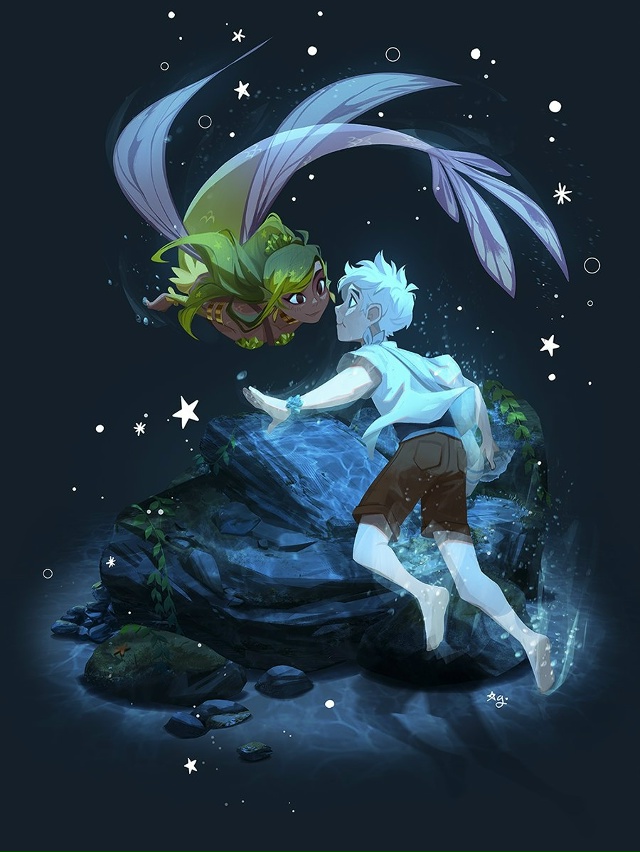 #Rise_of_the_Guardians / Хранители снов
Mermaid AU от aleikats