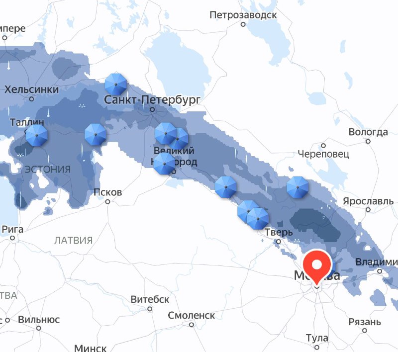 Погода в Москве что-то пытается нам сказать...
Тот самый дикпик в твоём директе 🤓