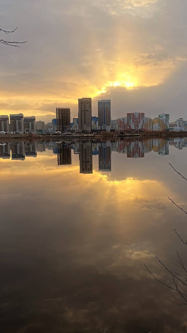 🌅 Фото заката от нашей подписчицы