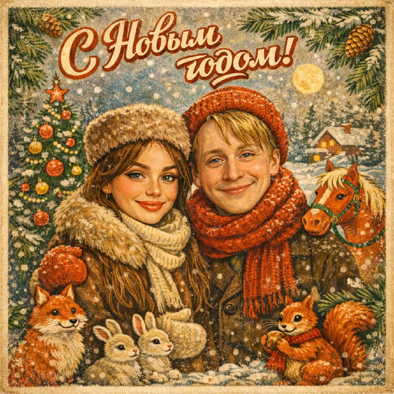 🎁 Создайте трендовую советскую открытку бесплатно с ИИ
Вместо банальных стоковых картинок из интерн