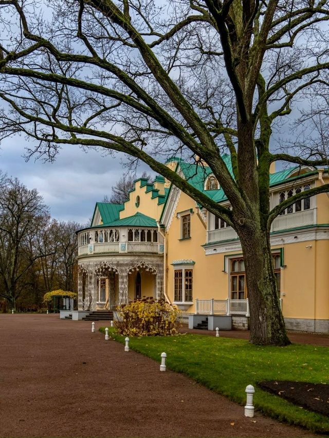 🍂 Парк Александрия в Петергофе в ожидании снежных дне...