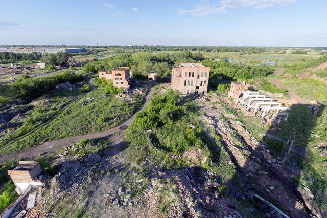 Всё что ocталось от Цeнтральной обогатительной фабрики ...