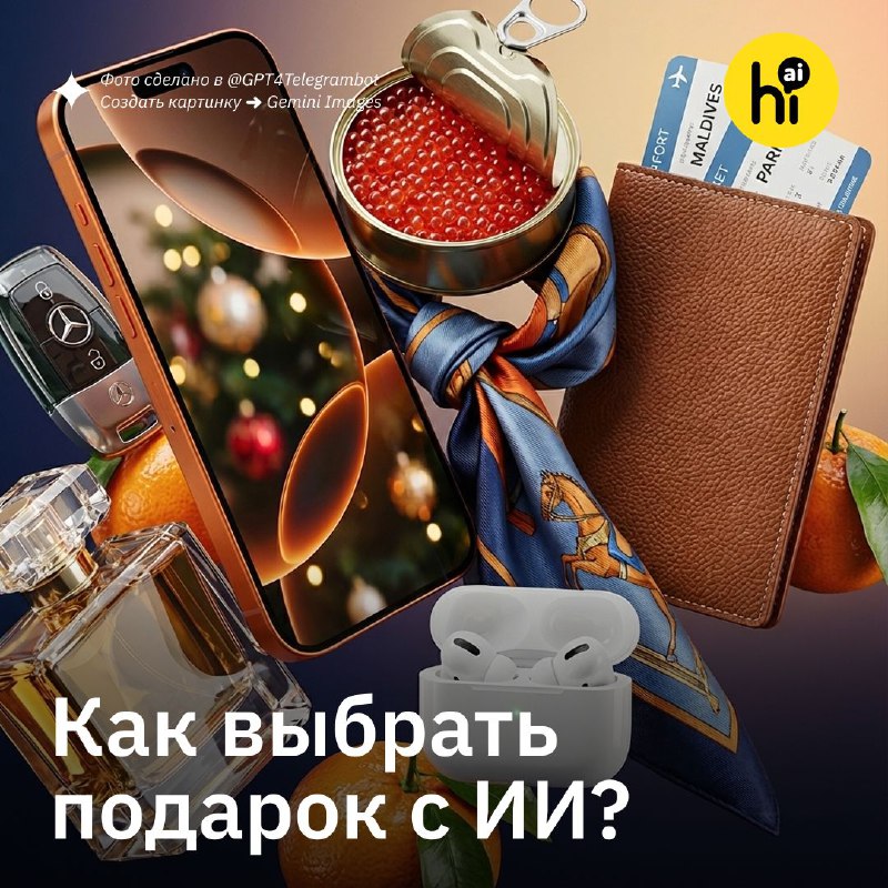 🎁 Как выбрать подарок с помощью ИИ?
Главная ошибка — абстрактный запрос: «Что подарить другу?». В э