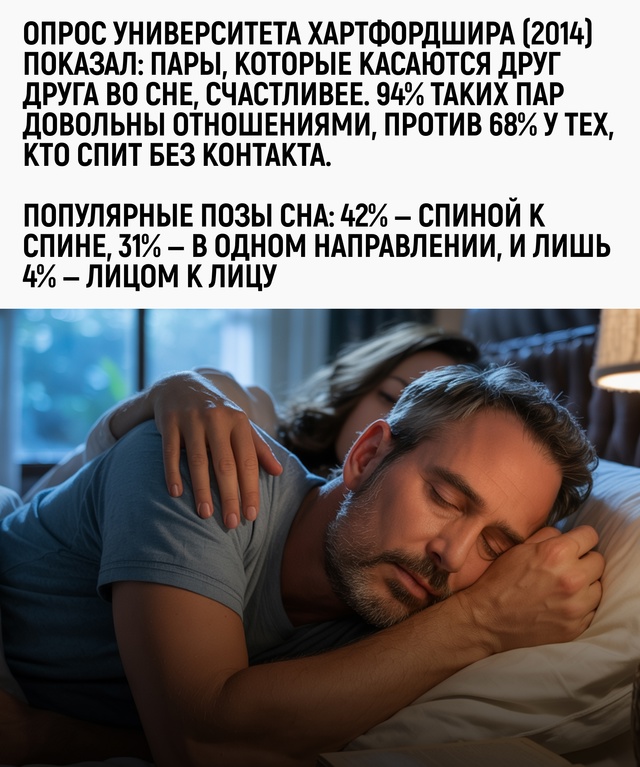 Хочешь счастья в любви? Обнимайся во сне — или хотя бы ?...