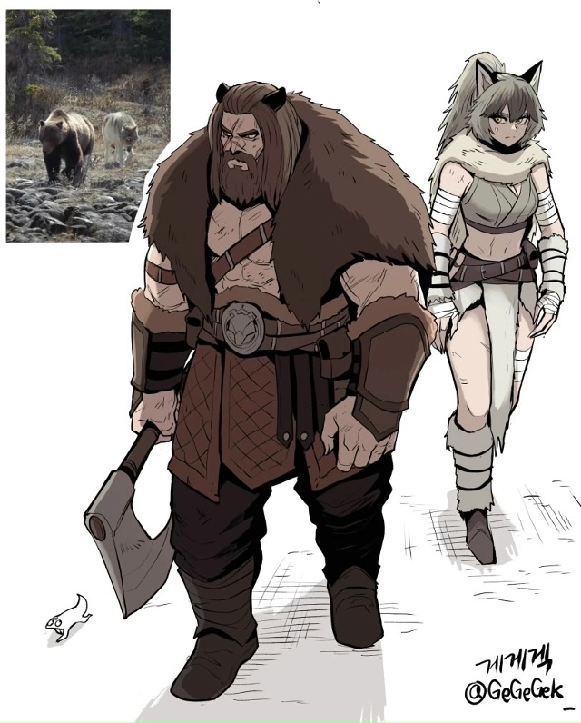 Хуманизация во всей красе:3 (gegegekman)