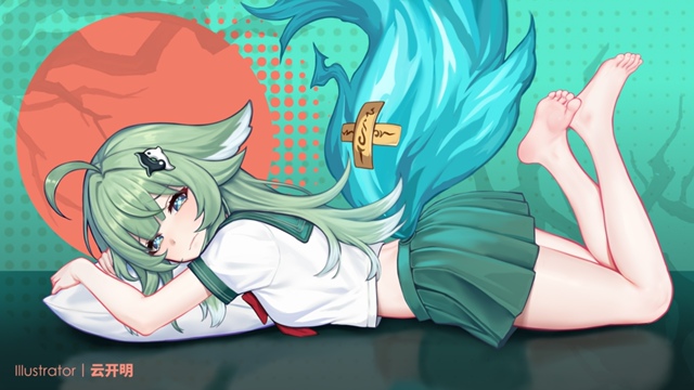 #huohuo & #tail from #honkai & #honkai_star_rail by #yunkaiming