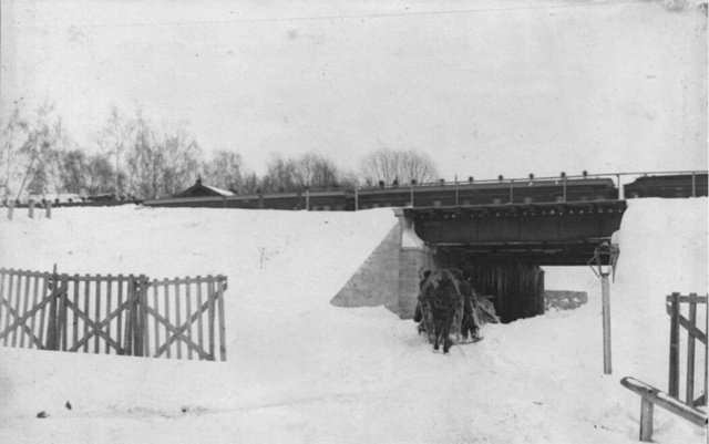 1) Железнодорожная эстакада около станции Засека
1907-1909...