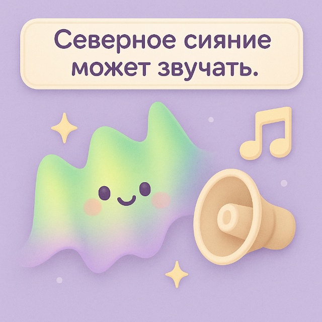 Музыка полярного света ✨
Северное сияние иногда дейс?...