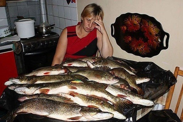 Сколько я уже говорила мужу - едешь на рыбалку, так отды...