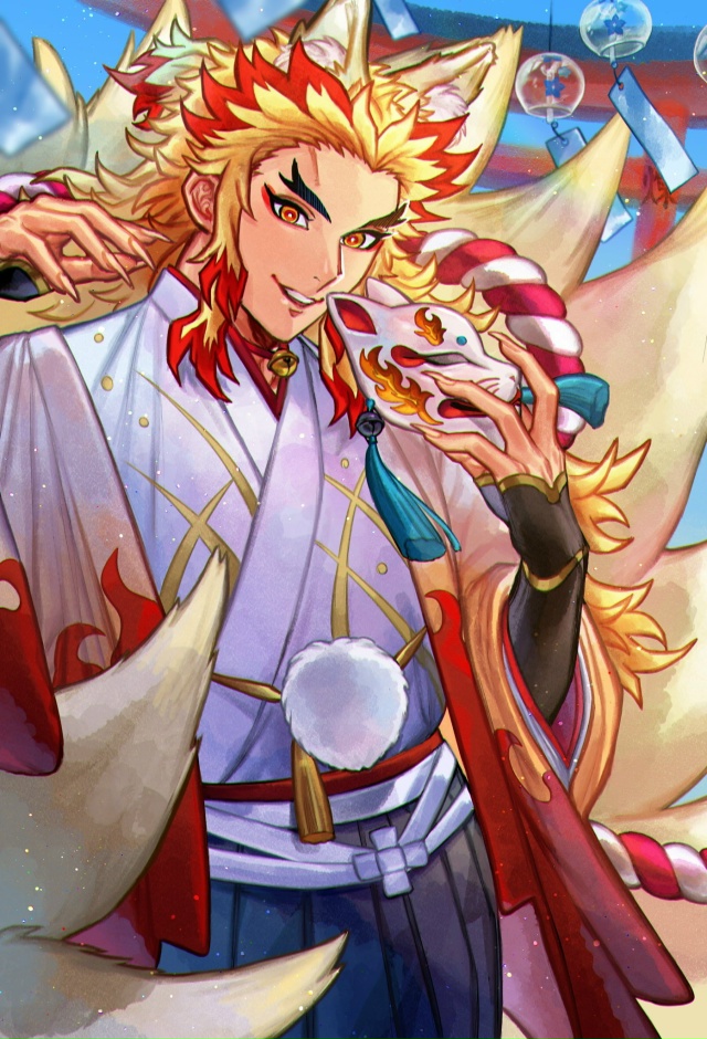 #Kimetsu_no_Yaiba / Клинок, рассекающий демонов
Столп Пламени ?...