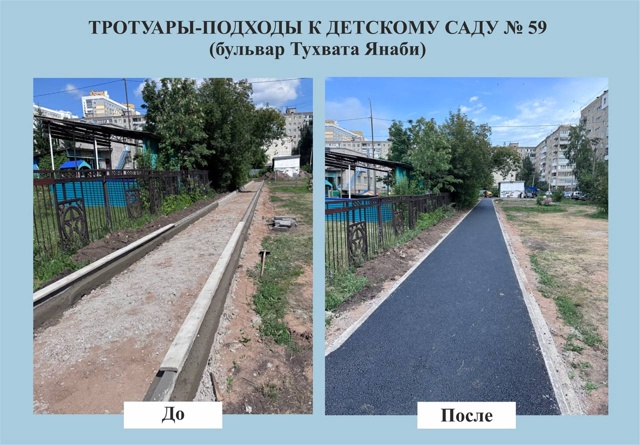 Очередной новый тротуар в микрорайоне Инорс по програ?...