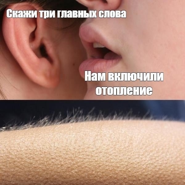 А у вас тепло дома?
