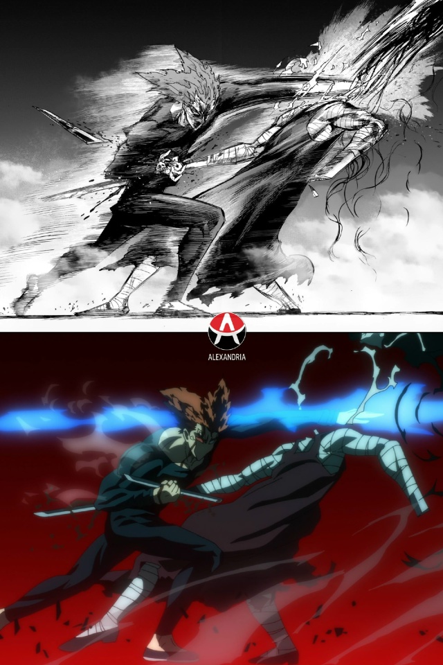 👊 Сравниваем [club50378987|«Ванпанчмен»]: манга х 4 серия 3 се...