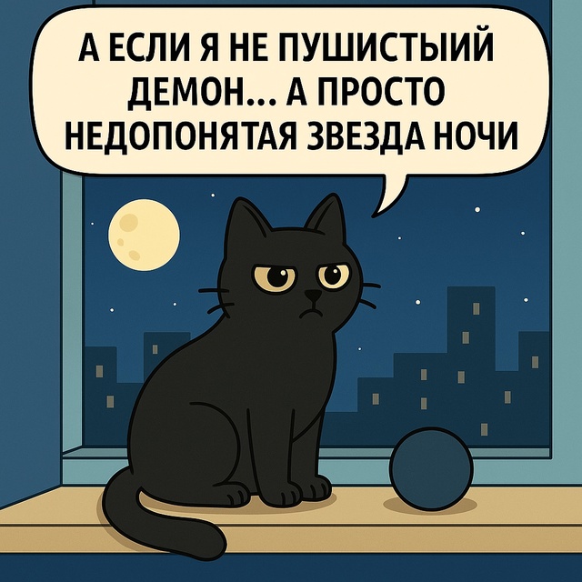 Когда самооценка — это микс из готики, философии и шар?...