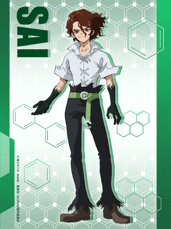 🧪Дизайн Сая из финального сезона аниме «Доктор Стоун»
Выйдет в апреле 2026 года.