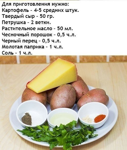 Рецепт очень вкусного картофеля в духовке!