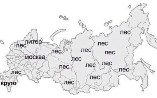 Просто карта России: