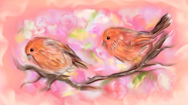 Карандашами и пастелью рисовал .
В цифре в основном на ?...