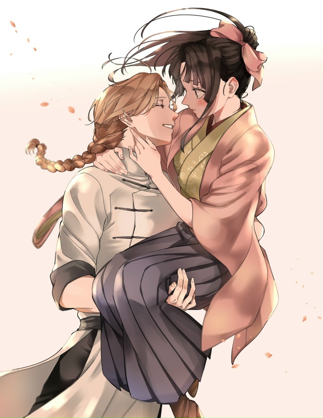 #Gintama / Гинтама
Art: ossu_oraaka
(Камуи х Соё)